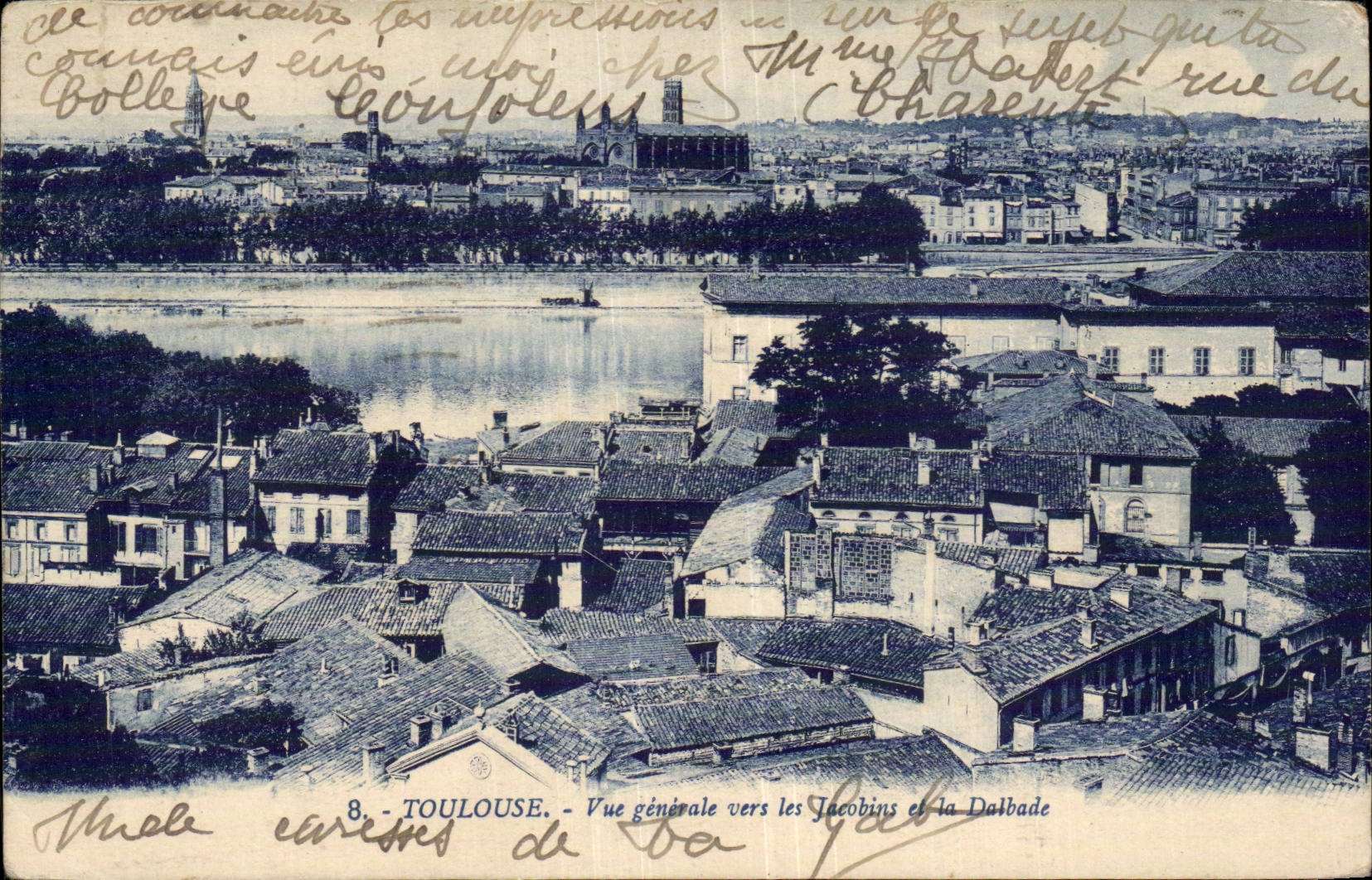 Toulouse — Vue générale vers les Jacobins et la Dalbade