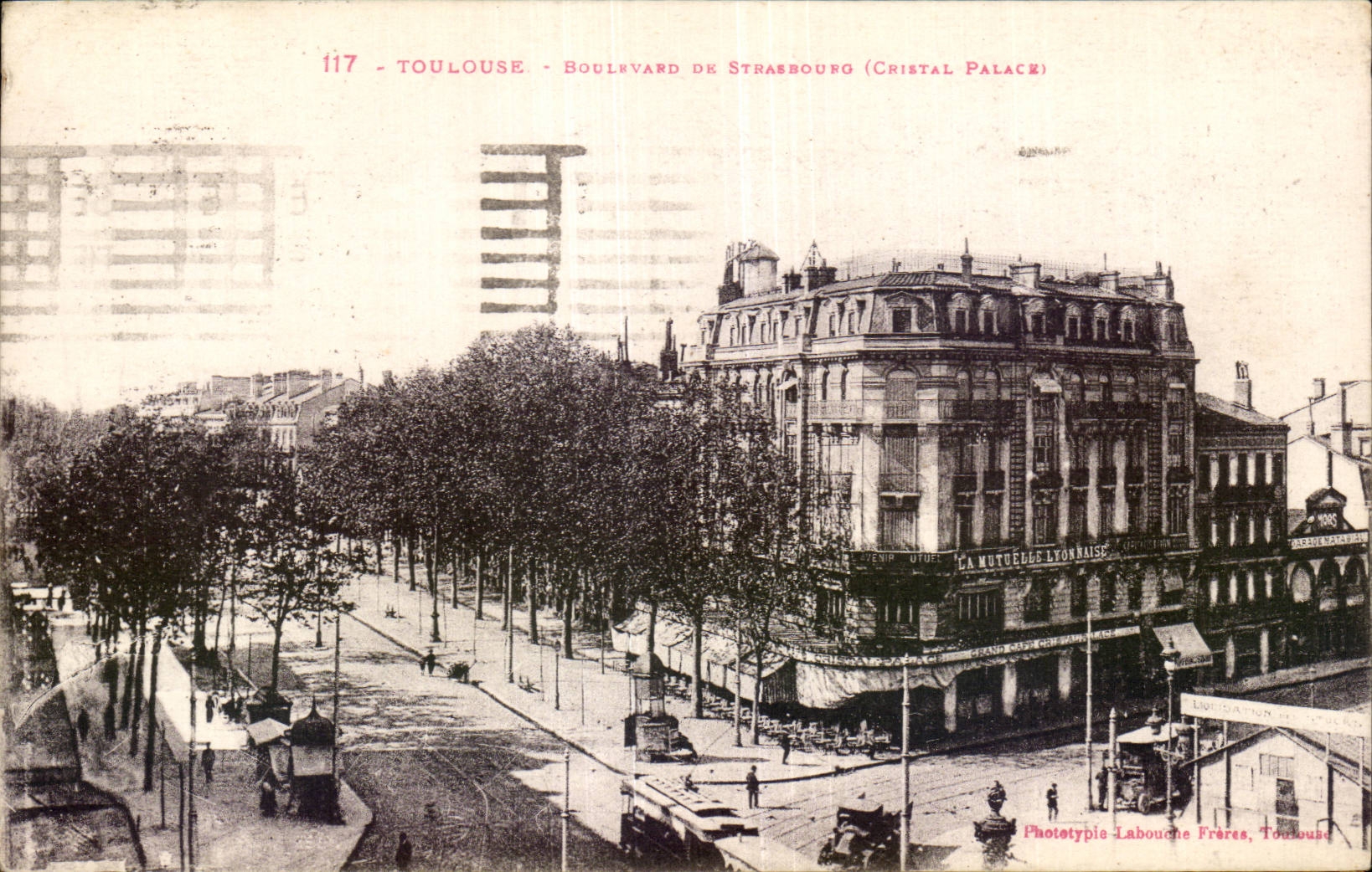 Toulouse - Boulevard de Strasbourg (Cristal Palace) — Phototypie Labouche Frères, Toulouse, n°117