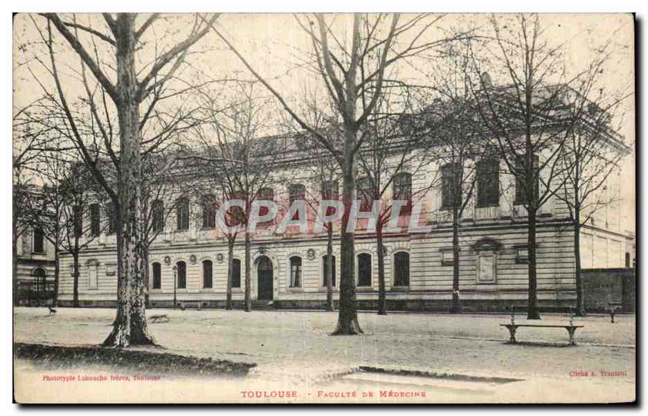 Toulouse - Faculté de Médecine — Phototypie Labouché frères, Toulouse