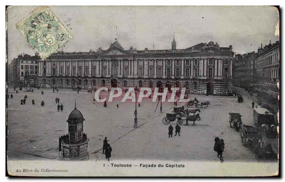 Toulouse - Facade du Capitole - CPA 