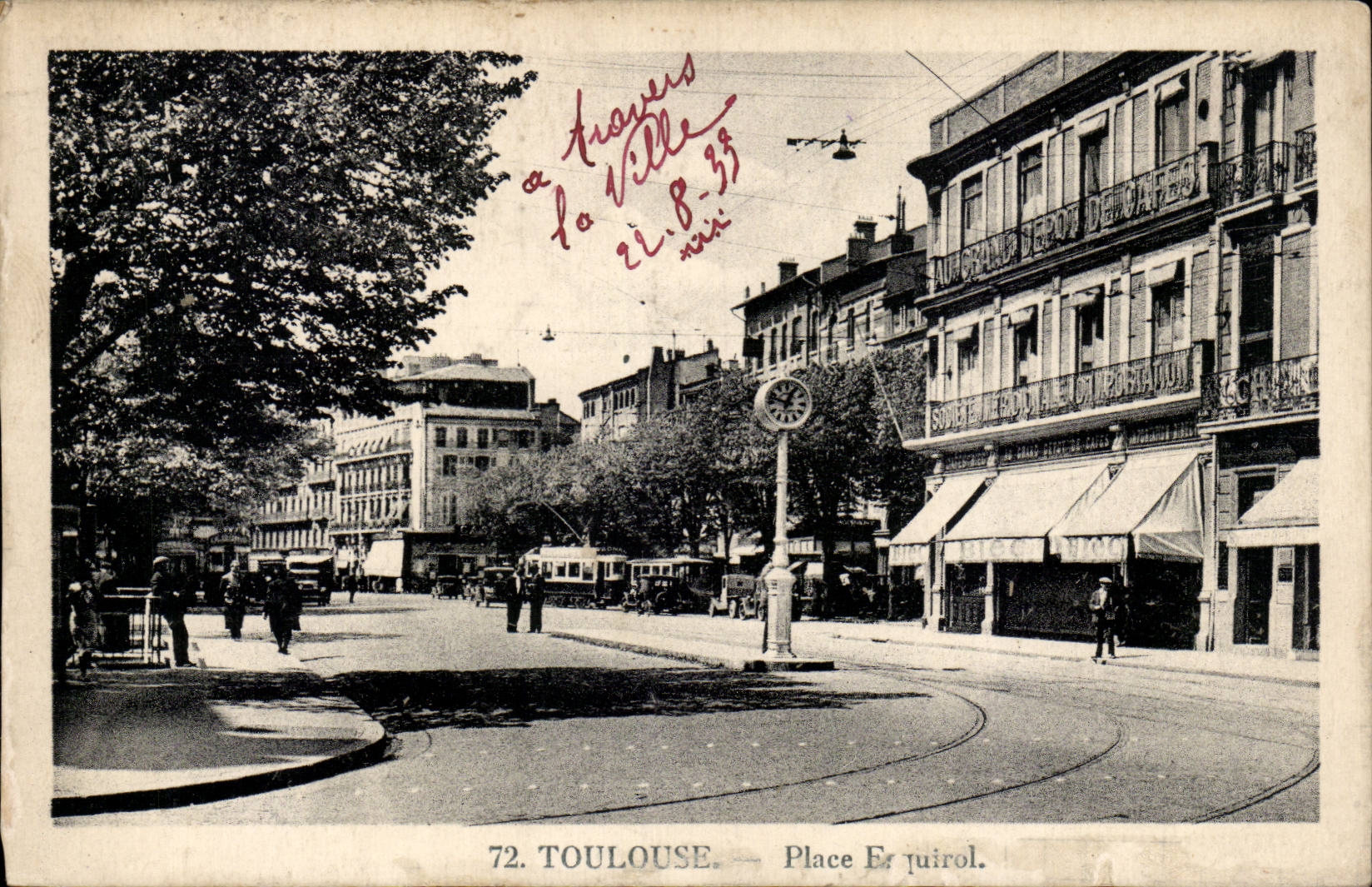 Toulouse - La Place Esquirol - CPA 
