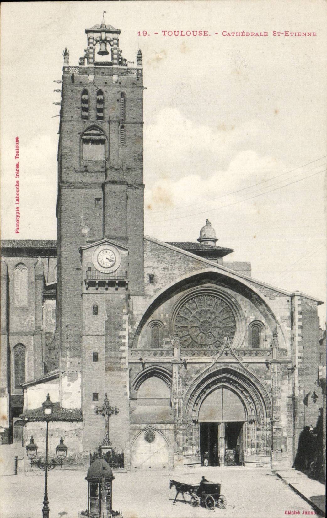Toulouse - Cathédrale Saint-Étienne — Phototypie Labouché Toulouse, n°19