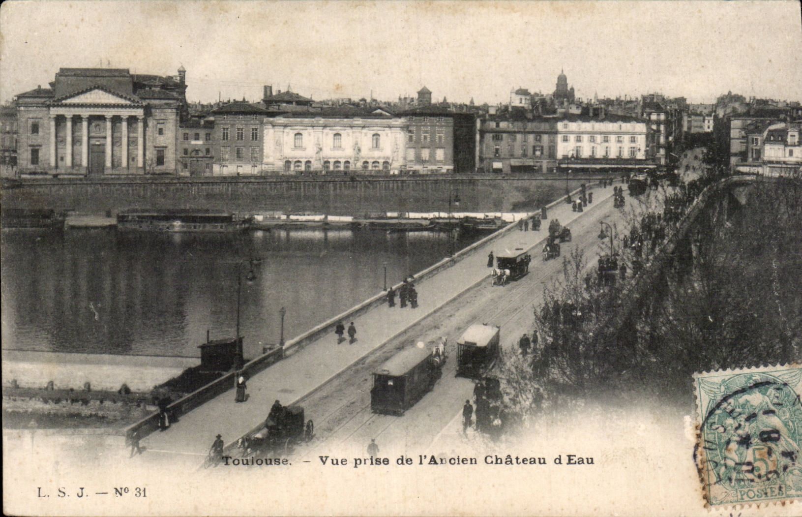 Toulouse — View taken from the Old Water Tower — L.S.J. — No. 31