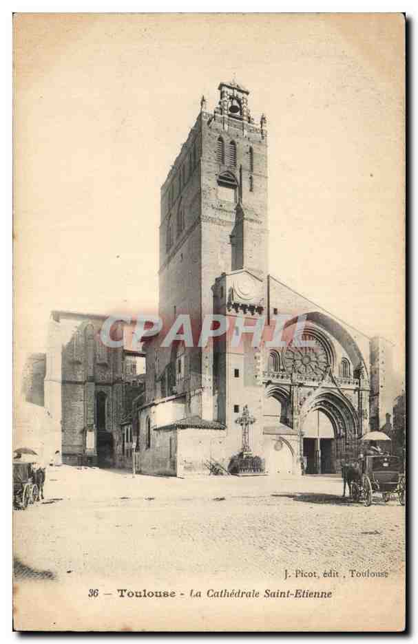 Toulouse - La Cathedrale St Etienne - CPA 
