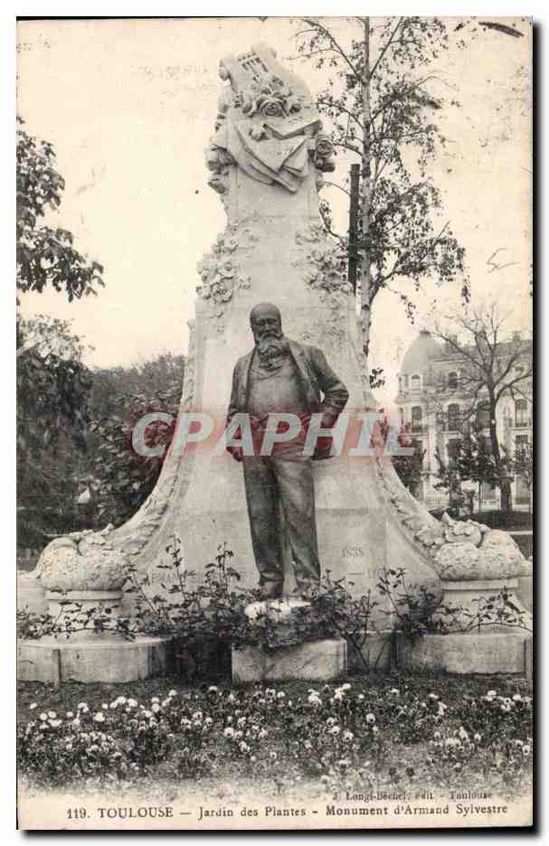 Toulouse - Jardin des Plantes - Monument d'Arnaud Sylvestre - CPA 
