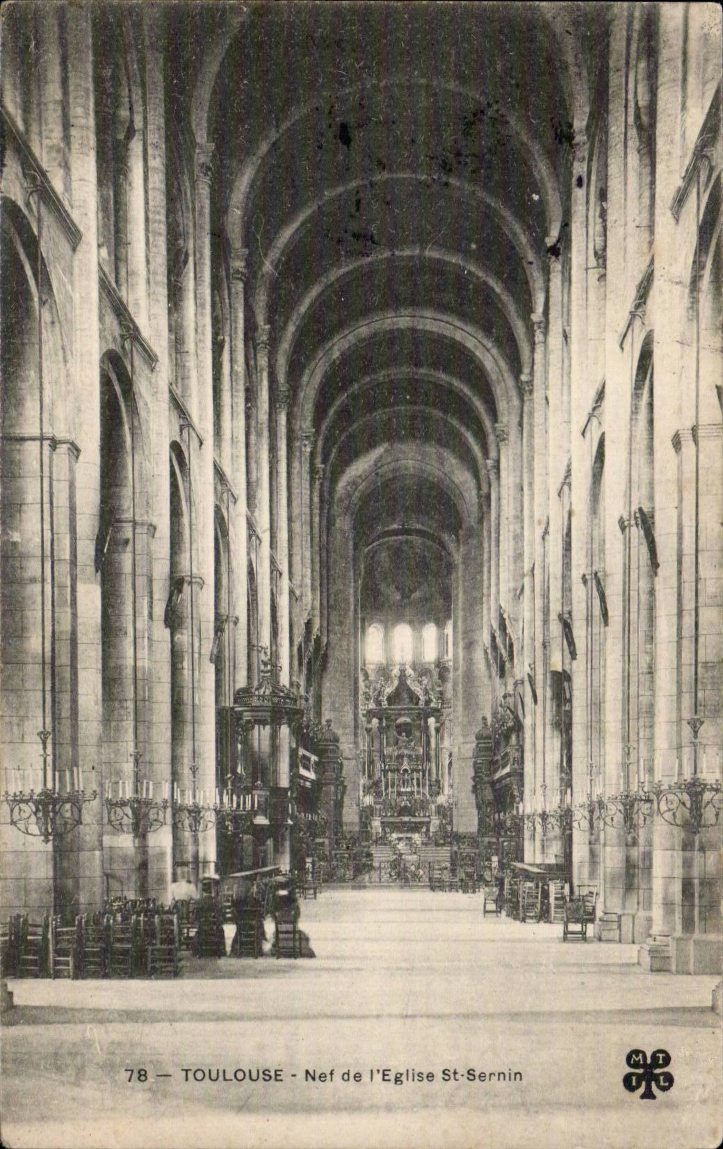 Toulouse — Nef de l'Église Saint-Sernin — MTPL