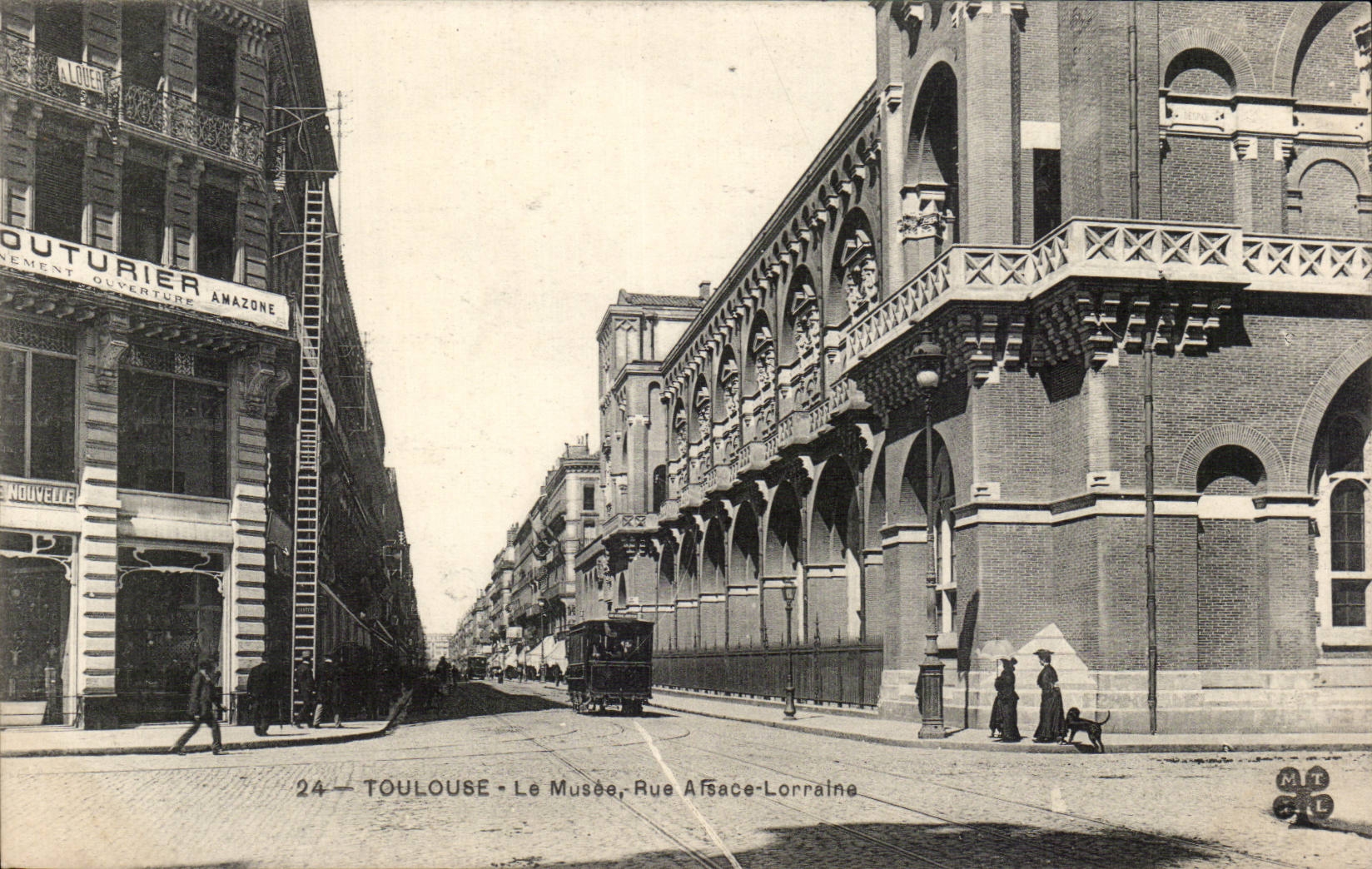 Toulouse - Das Museum, Straße Alsace-Lorraine — Verlag MTCL, n°24