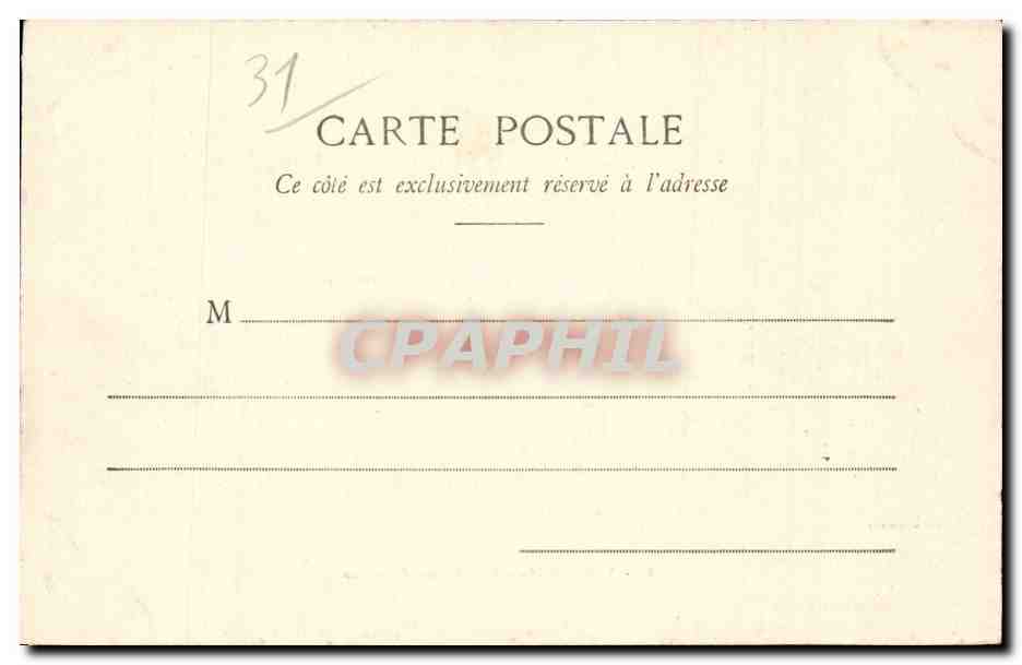 Toulouse - Facade du Capitole - CPA  — Rückseite