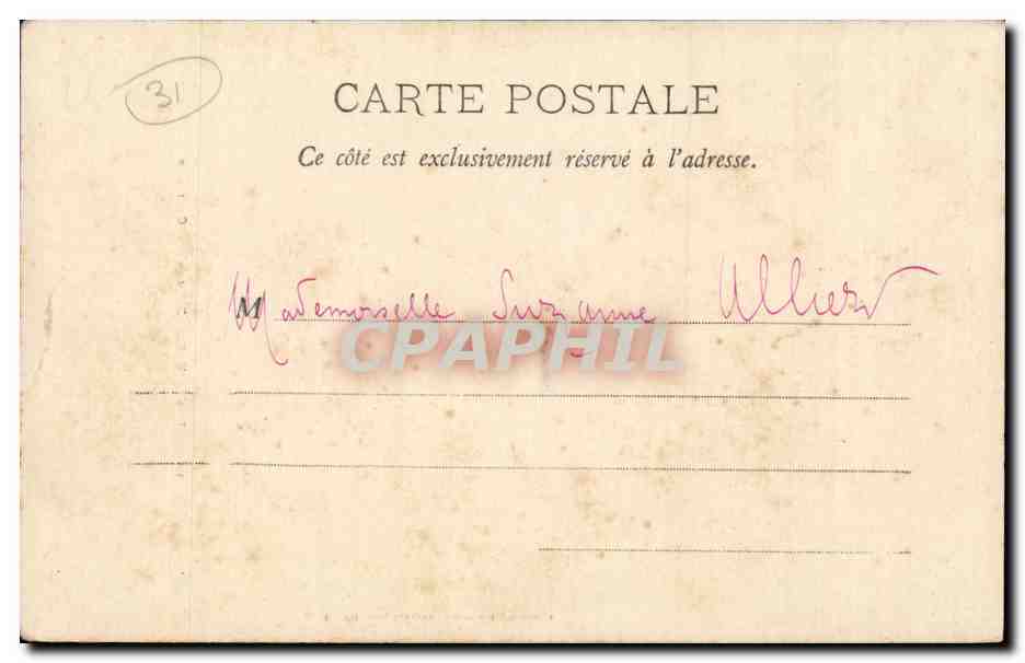 Toulouse - Donjon du Capitole - CPA  — Verso