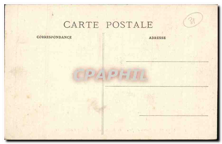 Toulouse - Entree du Jardin des Plantes - CPA  — Verso