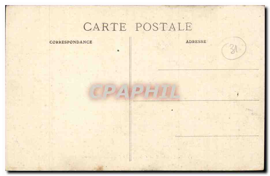 Toulouse — Colonnes des Minimes - Avenue de Paris — éditeur Cusenier — Verso