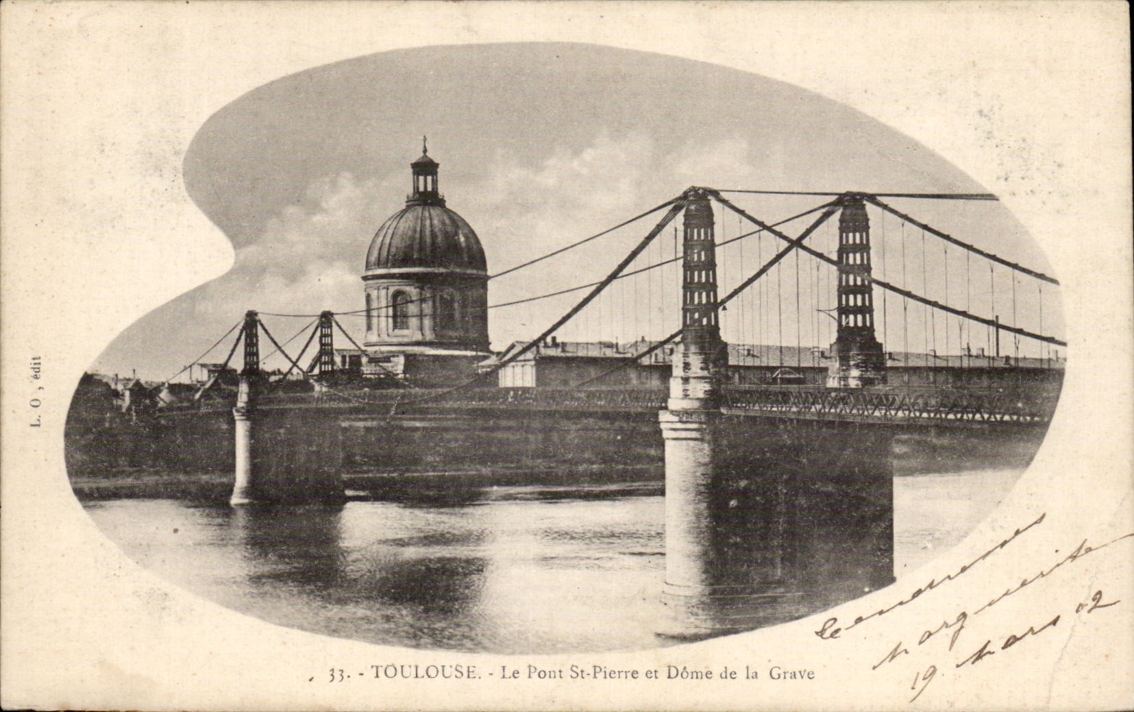 Toulouse - Le Pont Saint Pierre et Dome de la Grace - CPA 