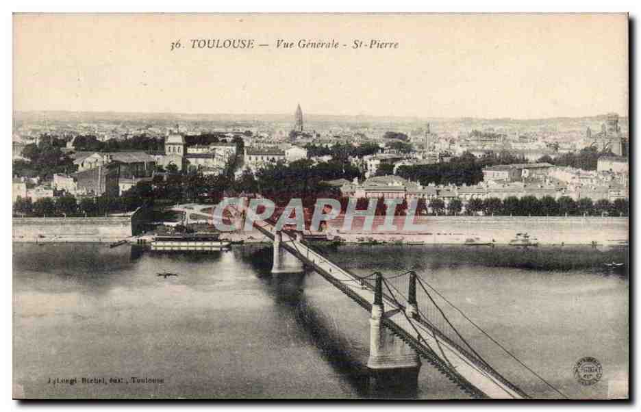 Toulouse - Vue Generale - Saint Pierre - CPA 