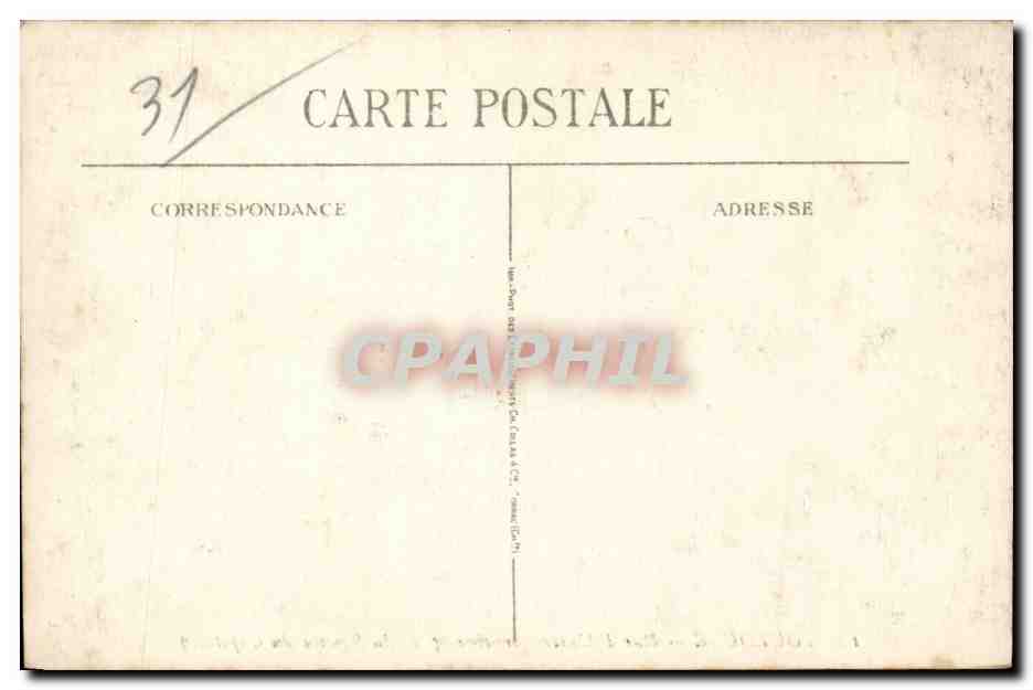 Toulouse — Rue d'Alsace-Lorraine (près du Square du Capitole) — Éditeur : Au Gaspillage — Achterkant