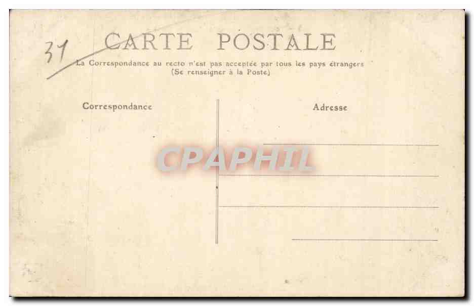 Toulouse — Canal de fuite du Ramier — Éditeur non identifié, n° de série 8 — Verso