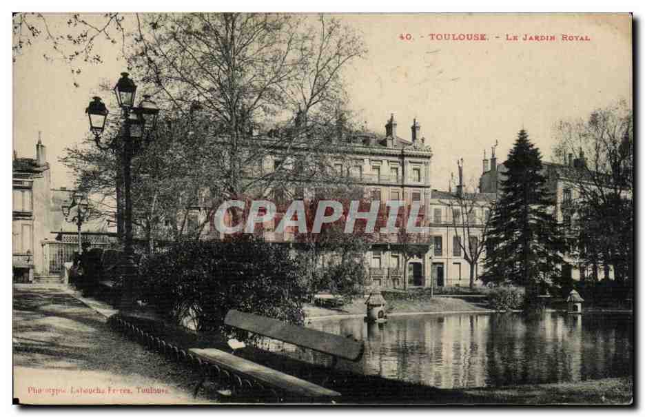 Toulouse - Le Jardin Royal - CPA 