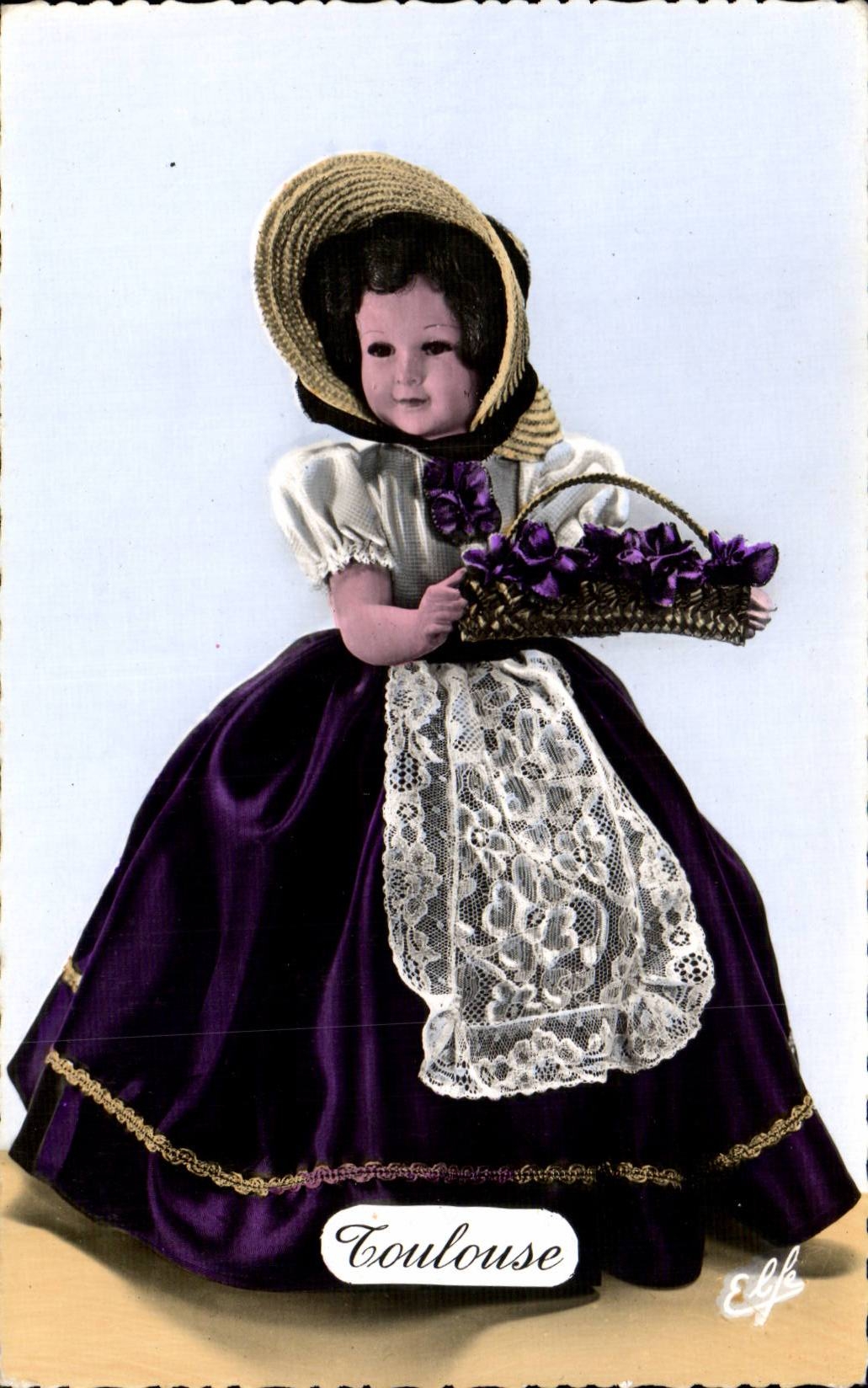 Toulouser Puppe — Regionales Kleid — Verlag LABOUCHE Frères