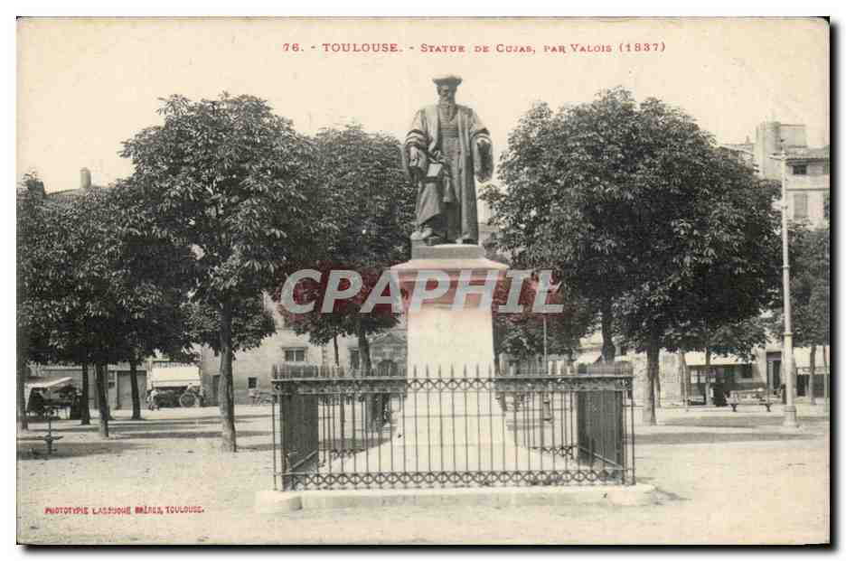 Toulouse - Statue de Cuas, von Valois (1887) — Phototype Lassusque, Toulouse