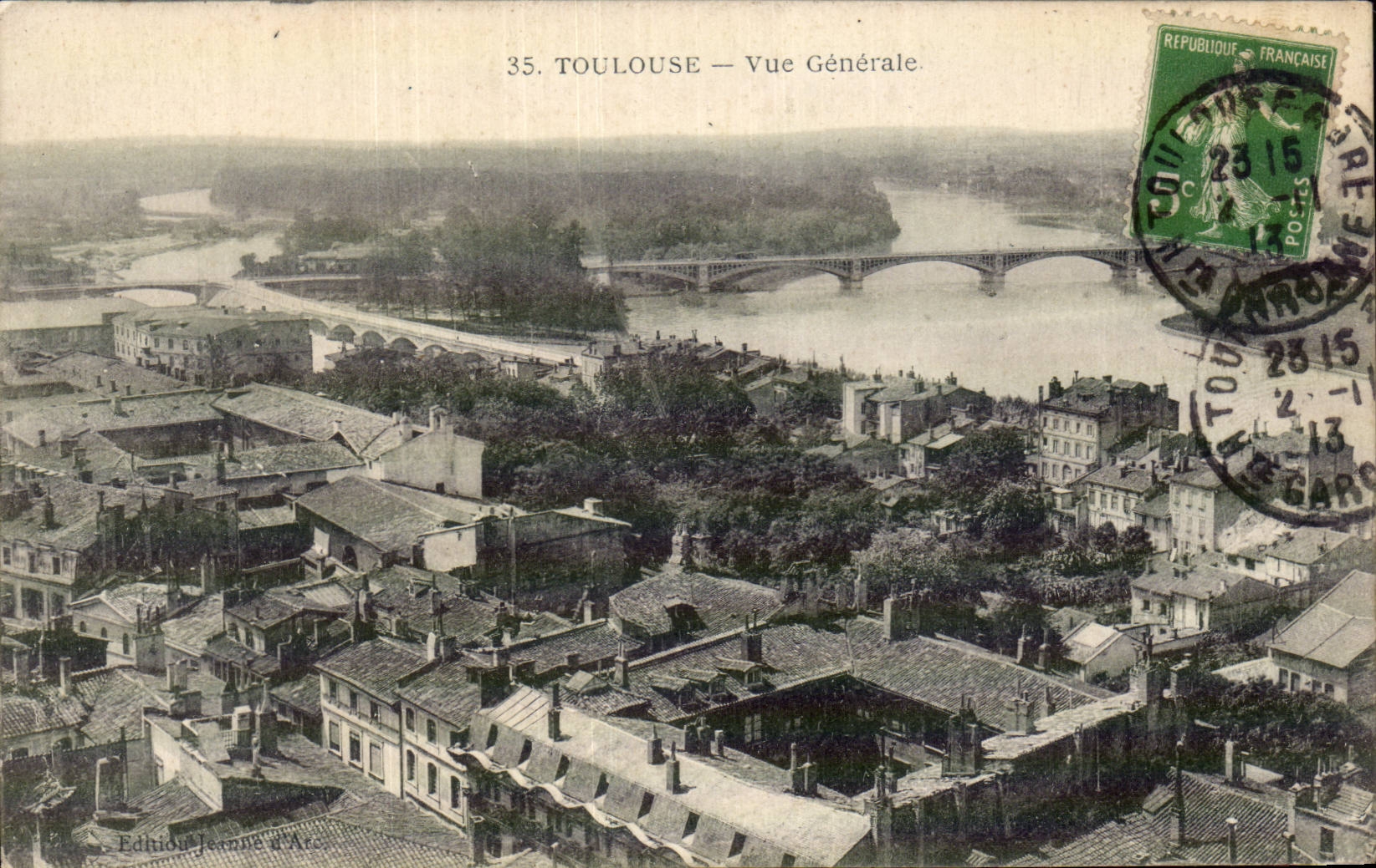 Toulouse — Vue Générale — Édition Jérôme d'Arc