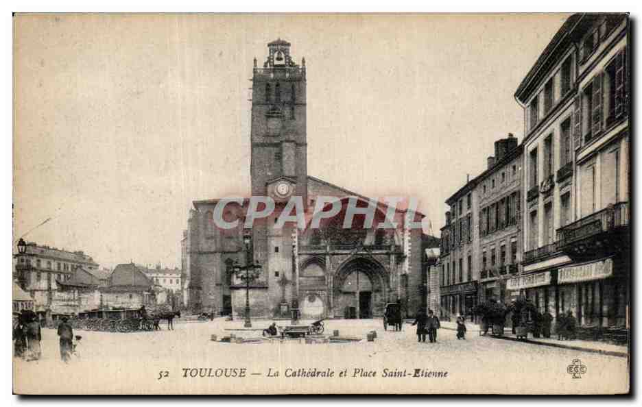 Toulouse — La Cathédrale et Place Sainte-Émilienne — Éditeur ECO n°52