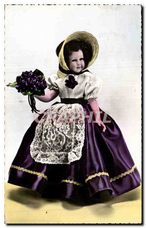 Toulouse - Poupee d'Horphin - Costume Regional Toulousaine - CPA 