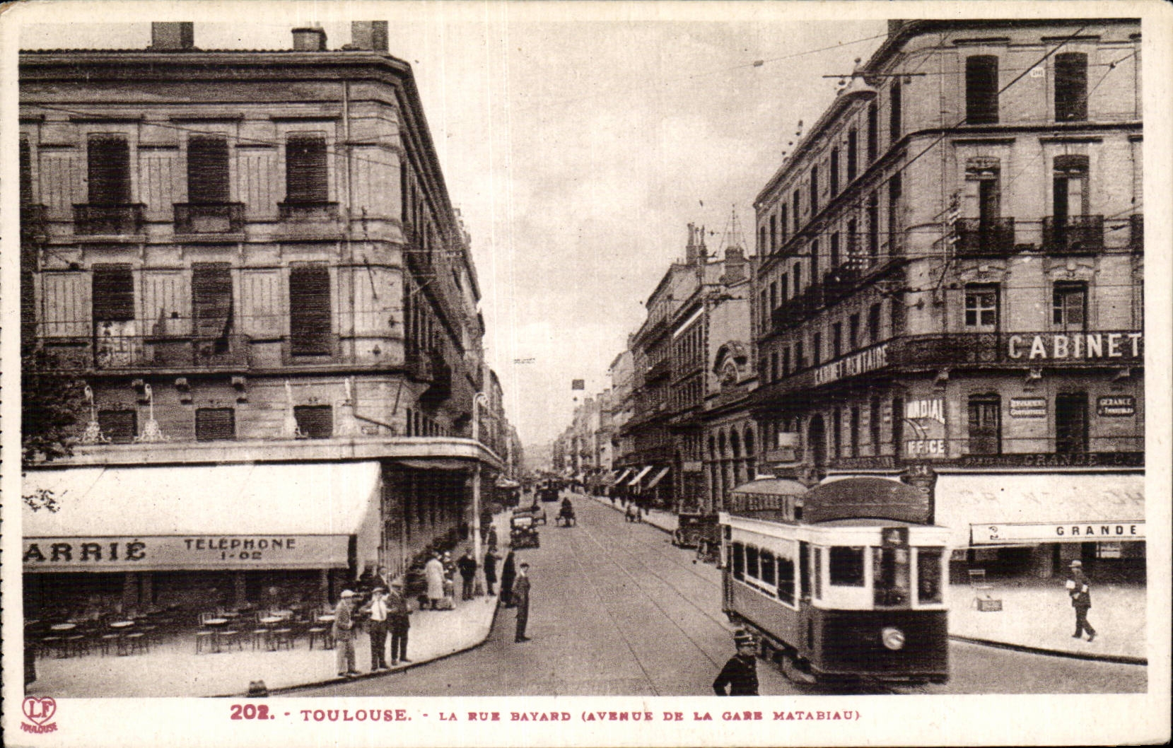 Toulouse - La Rue Bayard - Avenue de la Gare Matabiau - CPA 
