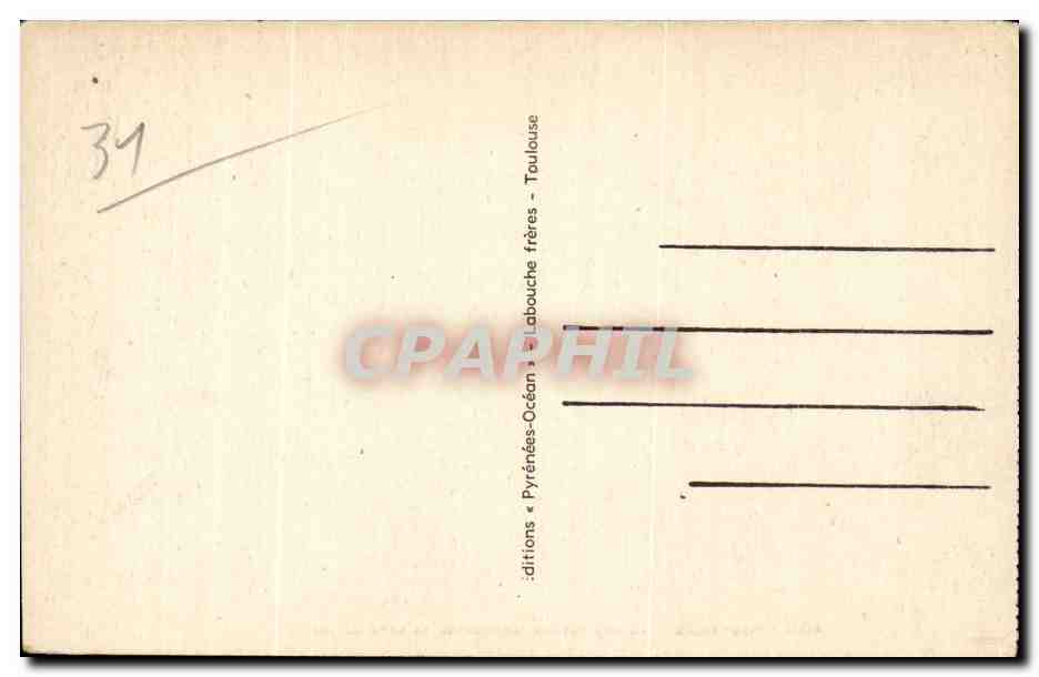 Toulouse - La Rue Bayard - Avenue de la Gare Matabiau - CPA  — Verso