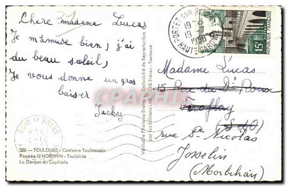Les Violette de Toulouse — Paupée D'HORPHIN — Éditions L'ABOCHÉ Frères — Reverso