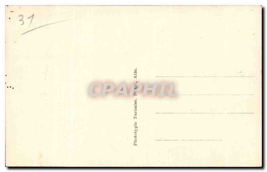 Toulouse - Les Arcades et le Marche du Capitole - CPA  — Verso