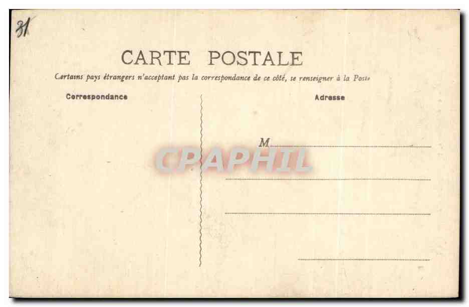 Toulouse - Le Retour - Jardin des Plantes - CPA  — Verso