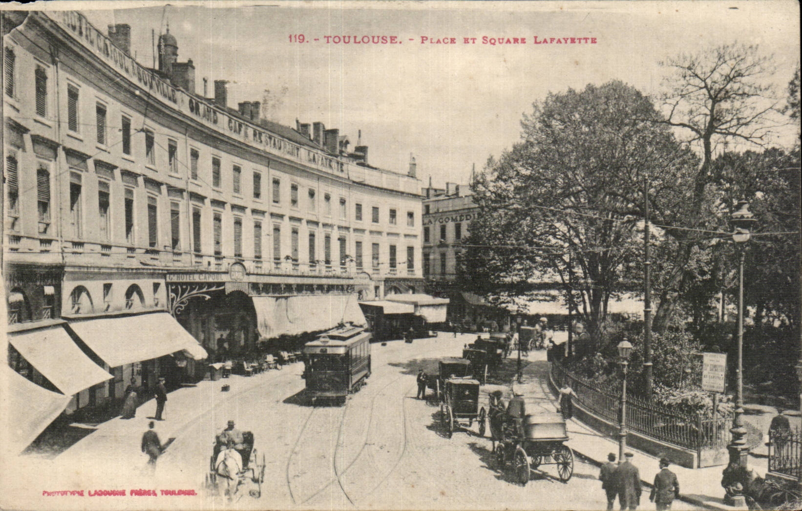 Toulouse - Place et Square Lafayette — Phototype Lagoune Frères, n°119