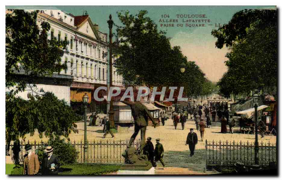 Toulouse — Allées Lafayette — Prise du Square — LL
