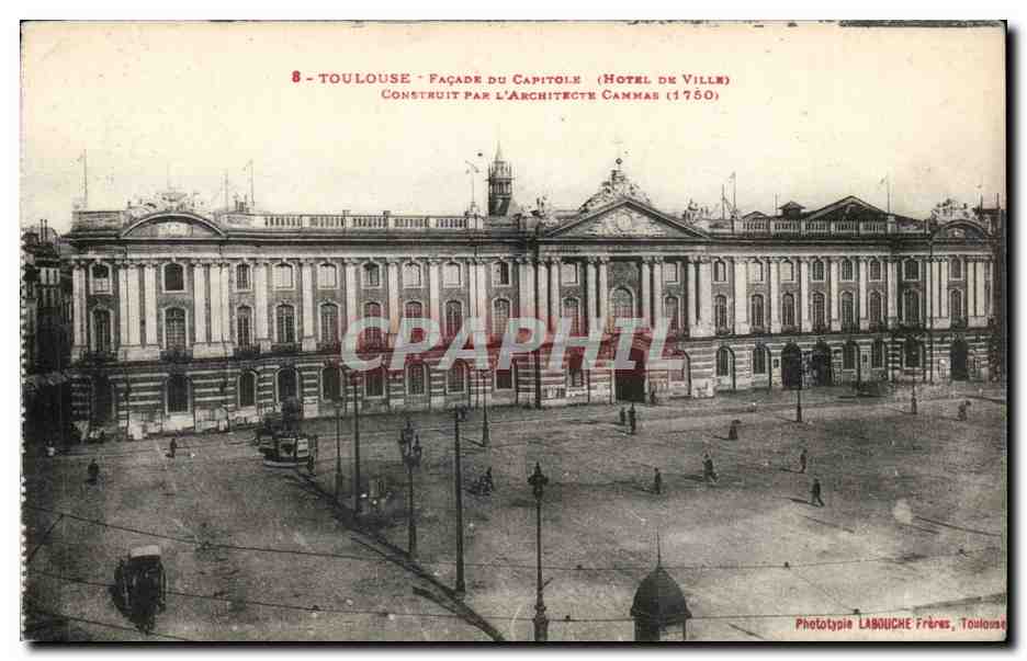 CPA Toulouse Place du Capitole Hotel de ville Cammas