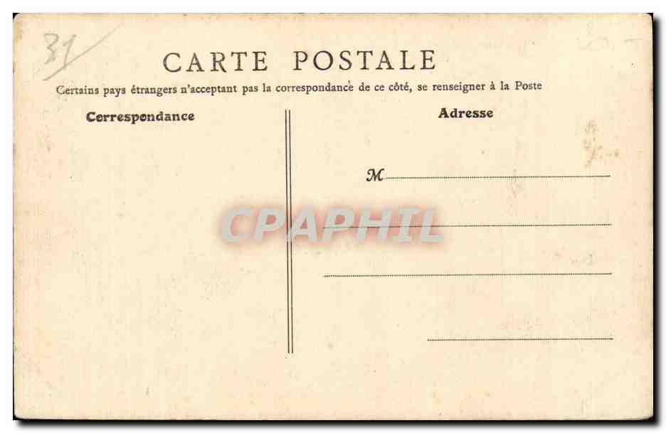 Toulouse - La Colonne Dupuy — Le Marché aux Grains — Picot, éditeur, Toulouse — Rückseite