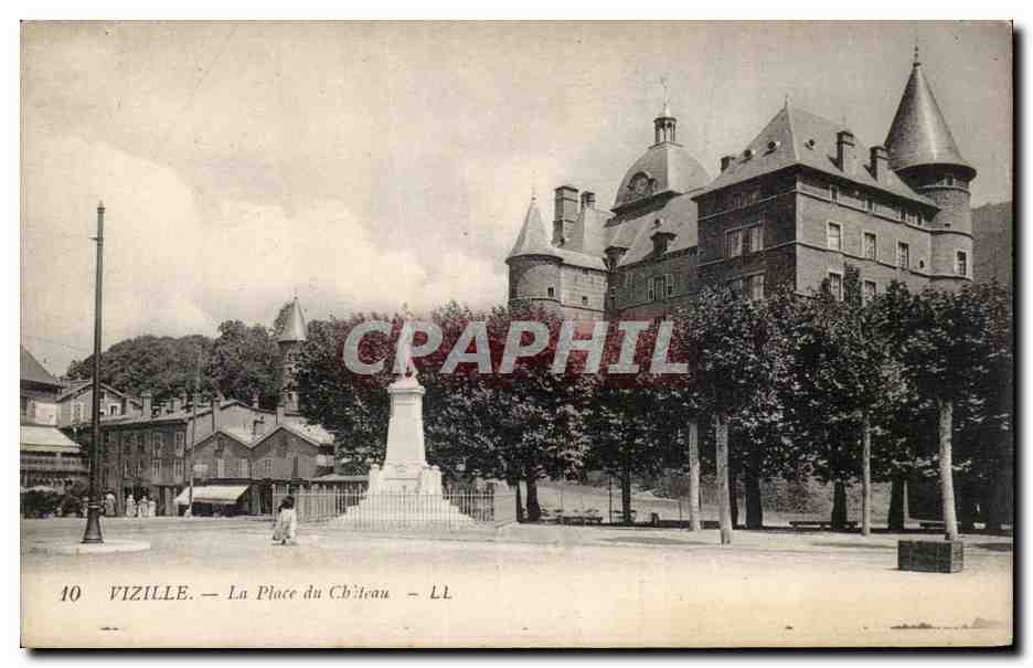 CPA Vizille Le chateau La place