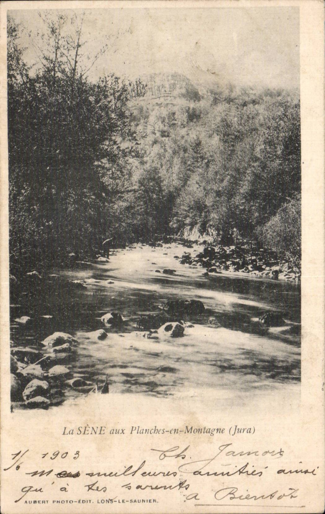 Die SÈNE bei Planches-en-Montagne (Jura) — Aubert Photo-Edit. Lons-le-Saunier, n°1