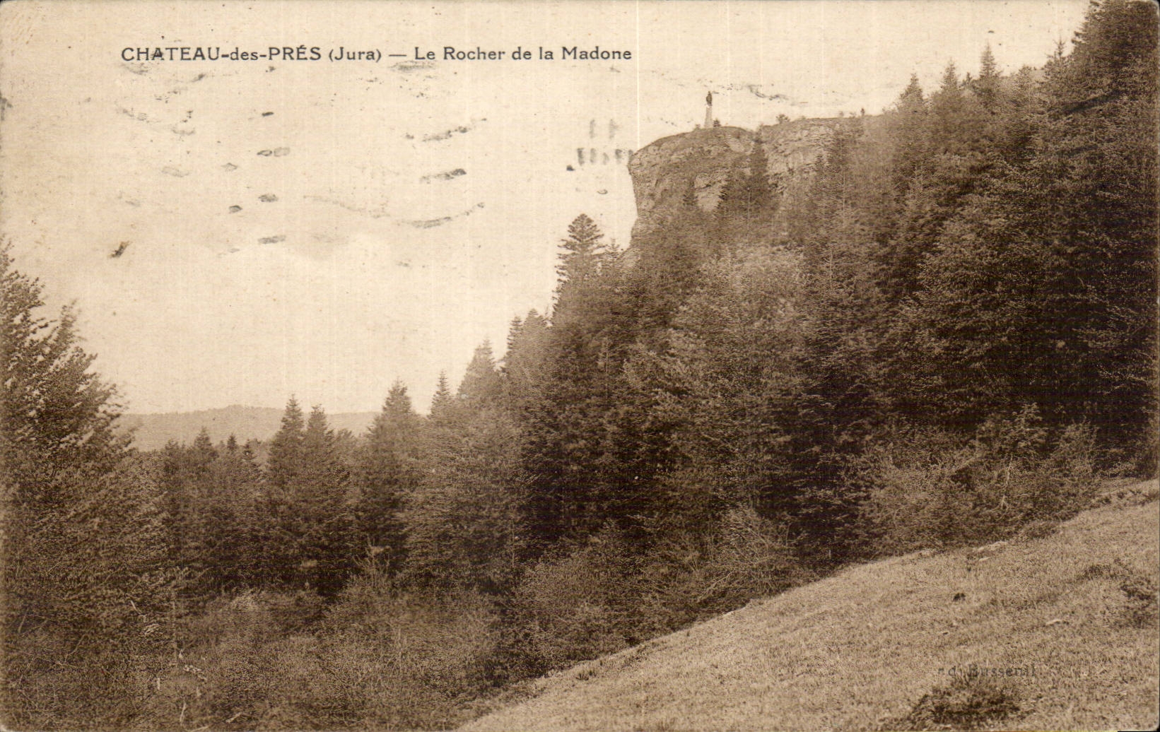 Chateau des Pres - Le Rocher de la Madone - CPA 