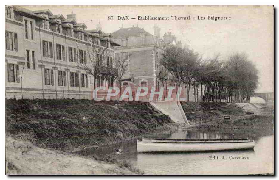 Dax — Établissement Thermal « Les Baignots » — Edit. A. Cazenave