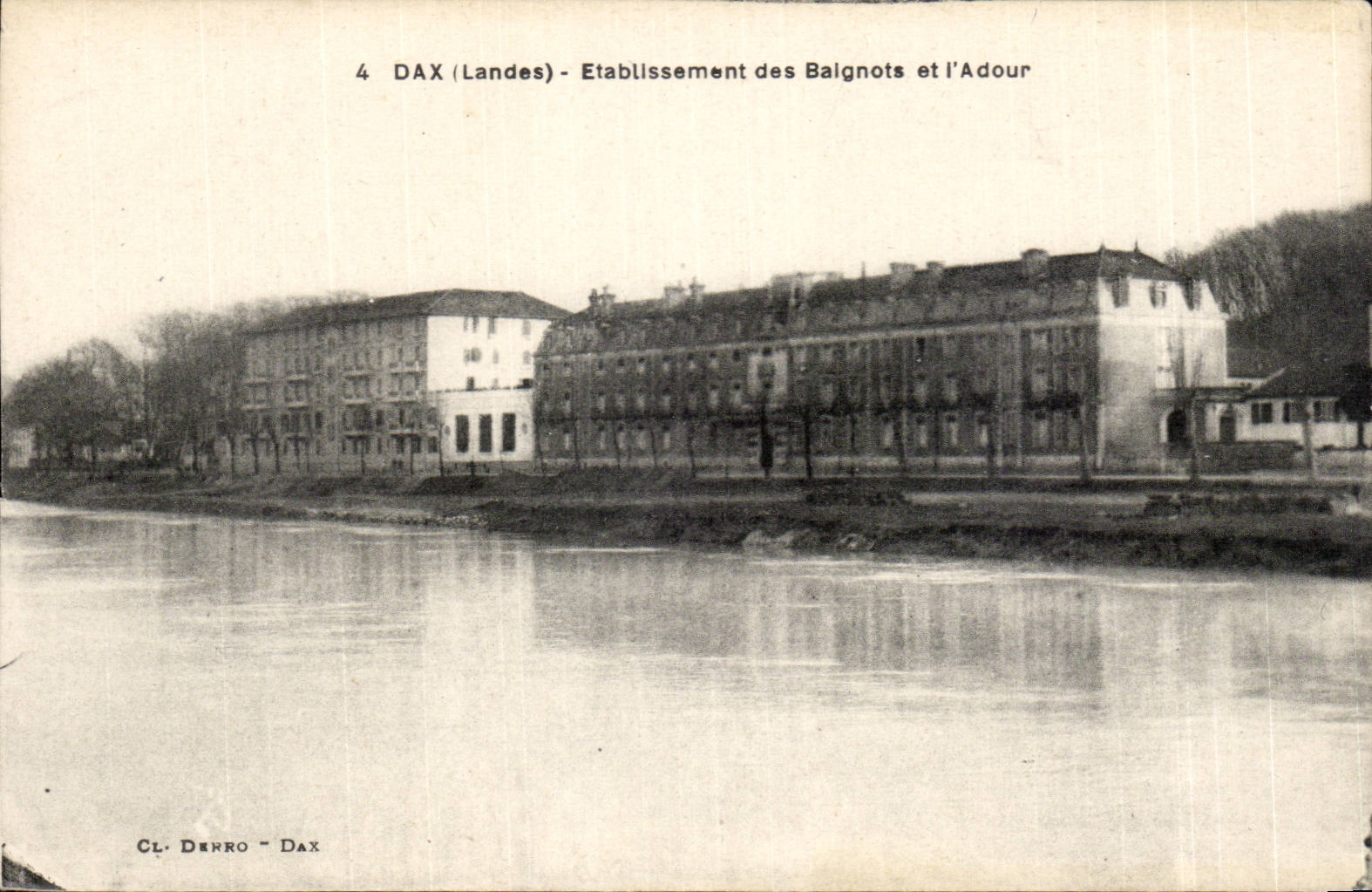 Dax - Etablissement Thermal - Les Baignots - L'Adour - CPA 