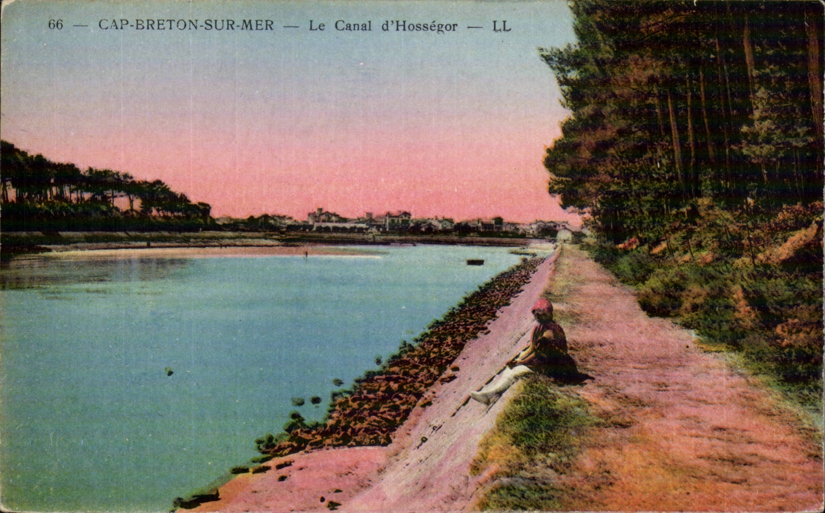 Capbreton sur Mer - Le Canal d'Hossegor - CPA 