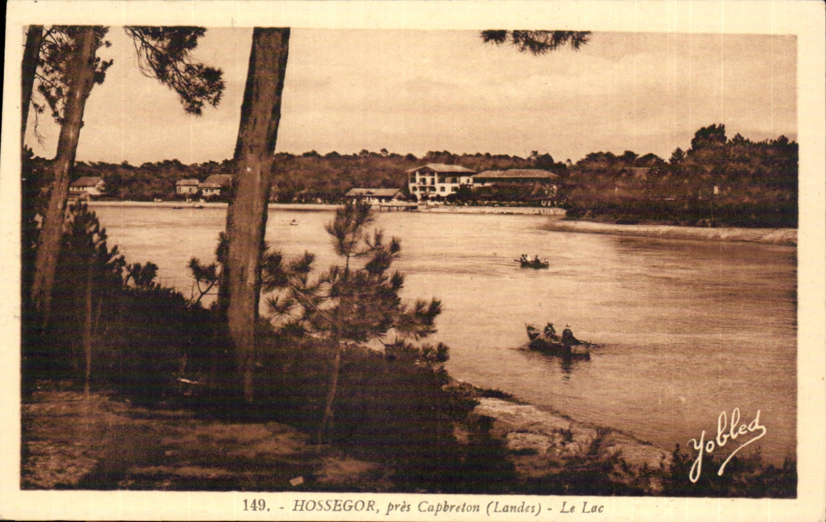 Hossegor - Le Lac - pres Capbreton sur Mer - CPA 