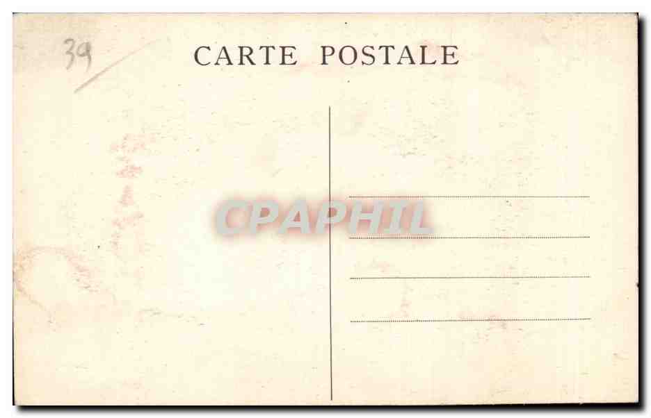 CPA Champagnole Le grand hotel Entree du parc — Rückseite
