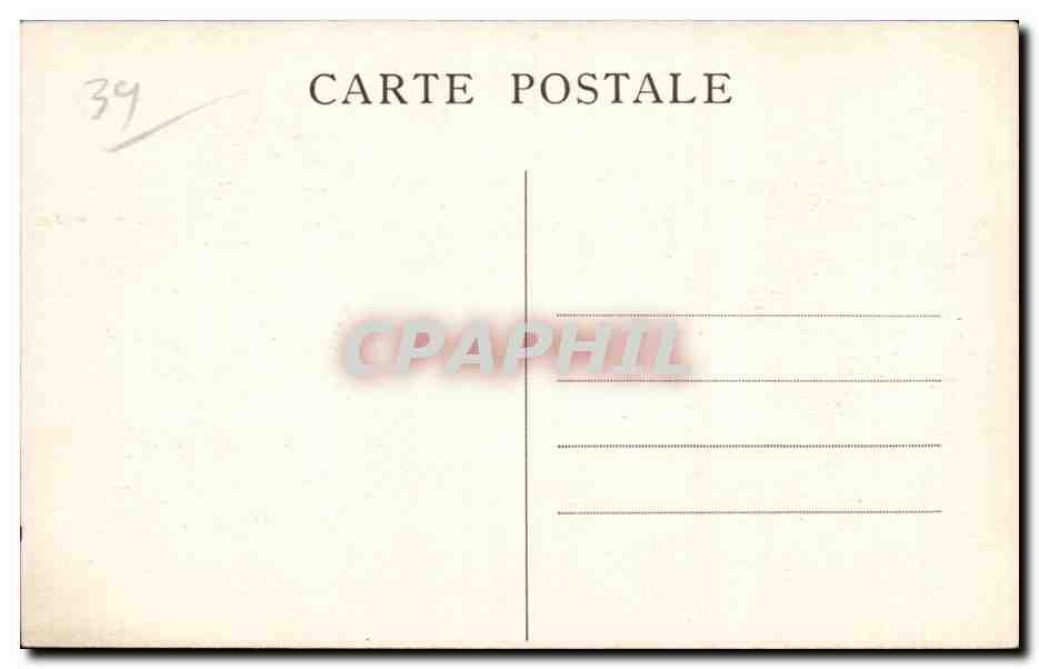 CPA Champagnole Le grand hotel Les bords de l'Ain — Rückseite