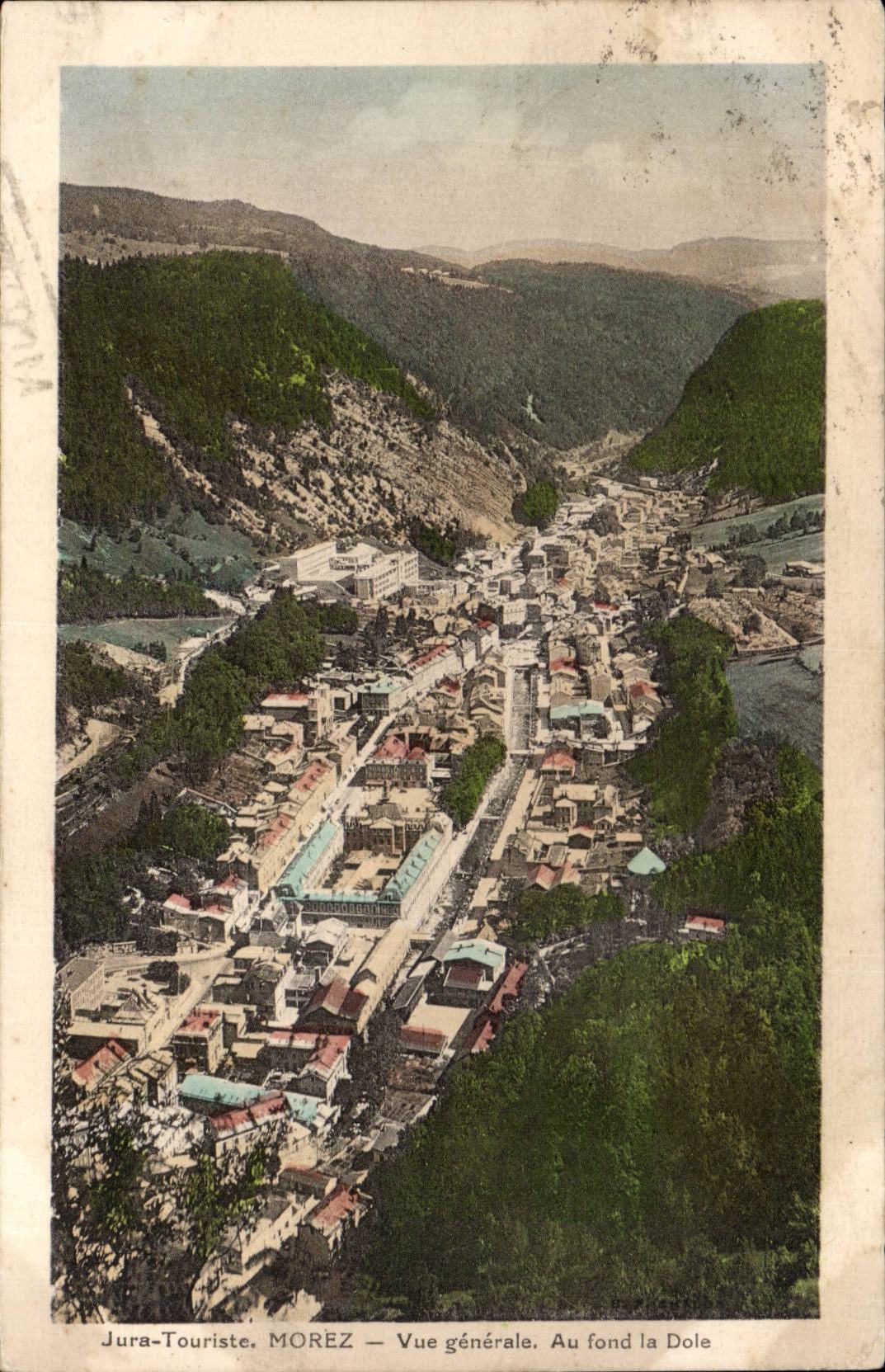 CPA Morez Vue generale Au fond la Dole