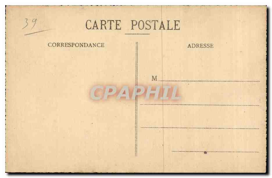CPA Poligny Vue generale prise du Trou de la lune — Rückseite