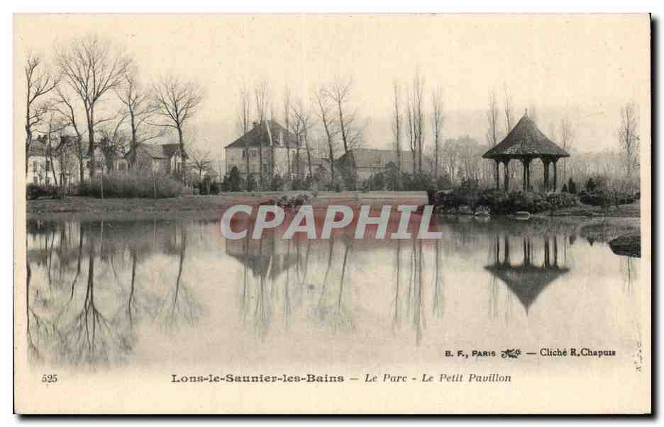 Lons-le-Saunier-les-Bains — Le Parc — Le Petit Pavillon — B. F., Paris — Cliché R. Chapuis