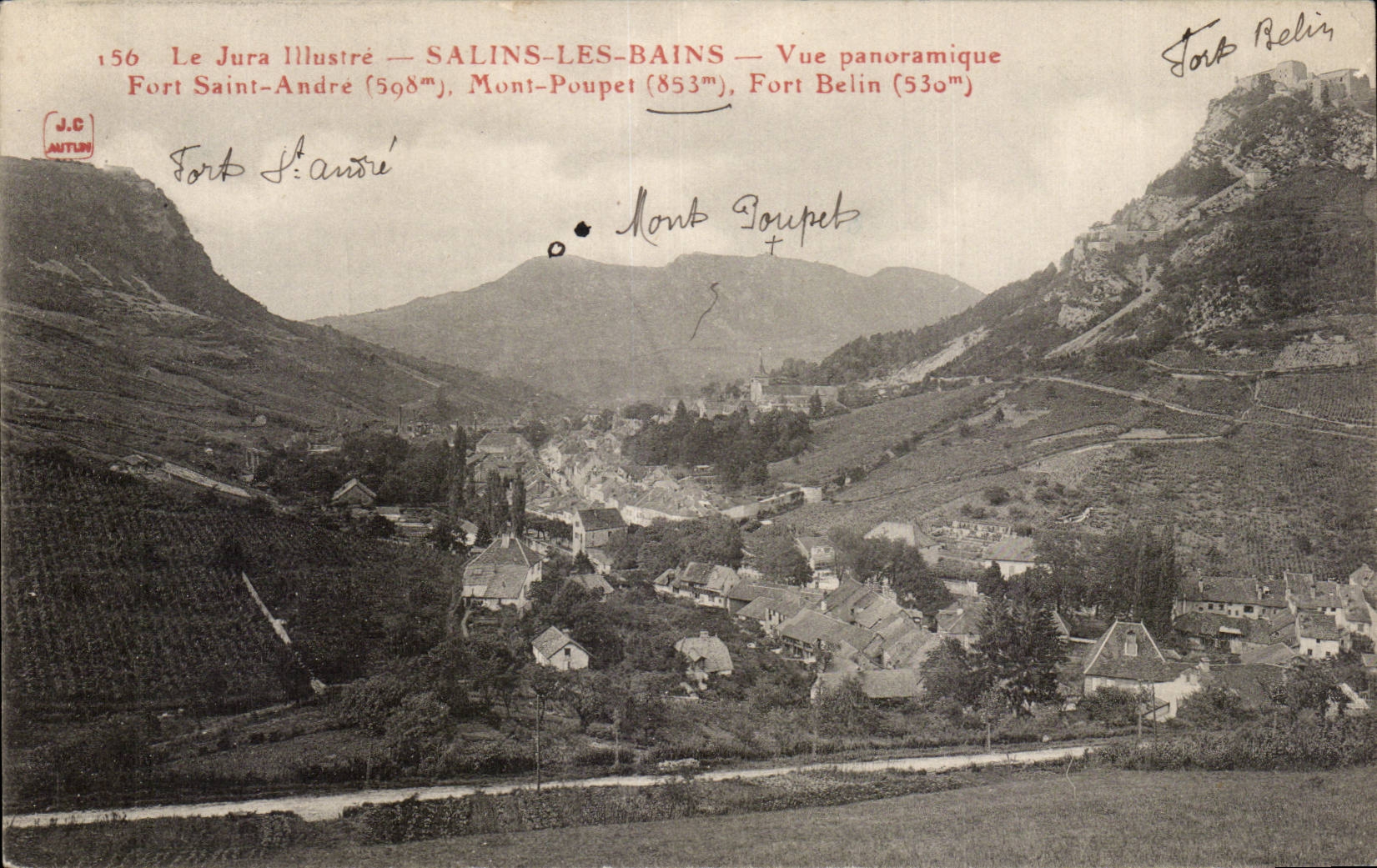 Salins-les-Bains — Vue panoramique — Le Jura Illustré, n°156