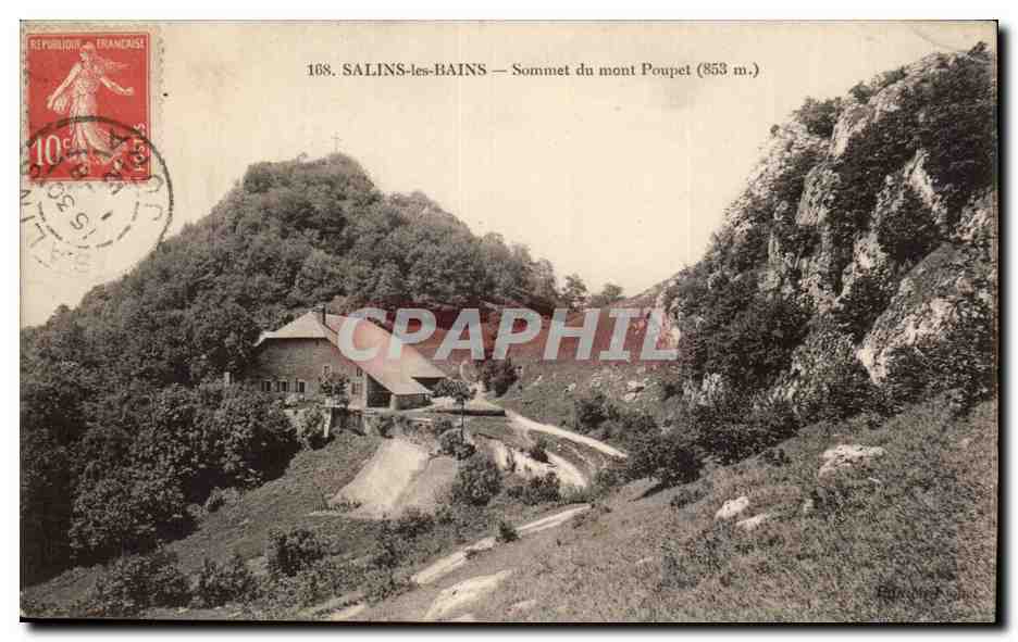 Salins-les-Bains — Sommet du mont Poupét (853 m.) — CPA n°168