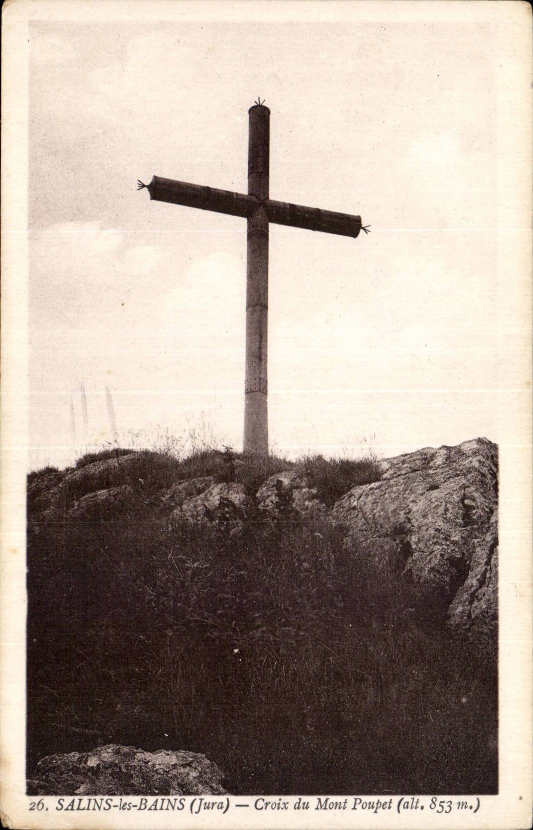 CPA Salins les Bains Croix du Mont Poupet