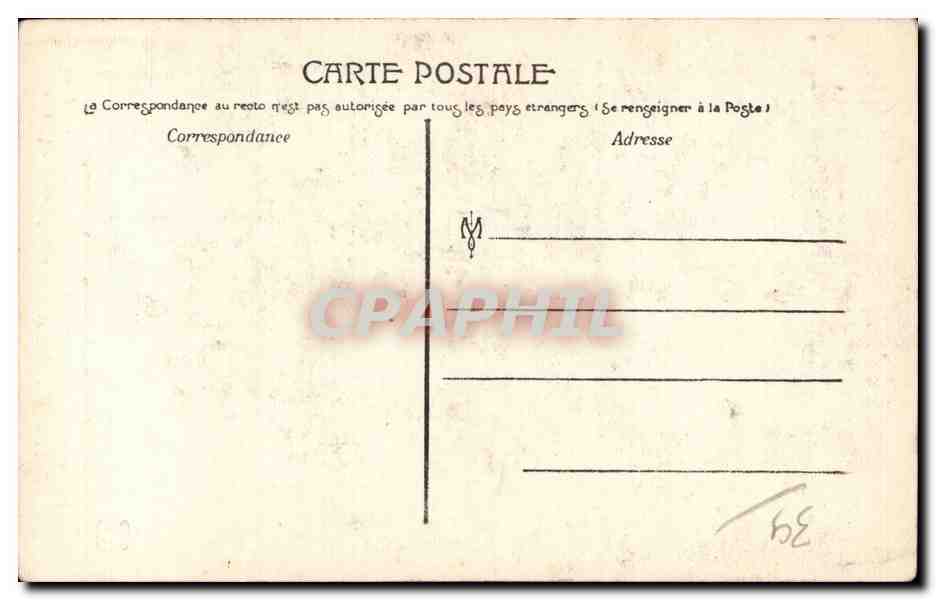 Salins-les-Bains — Le poste de vigie du fort Belin, le fort Saint-André — J.O. Autun, n°149 — Verso